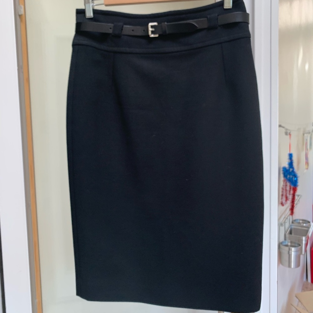 Burberry wool, black skirt, size 10